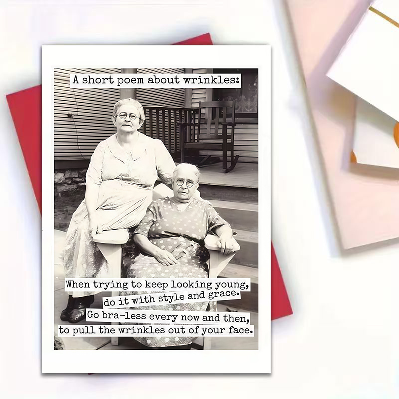TEMU Popular Greeting Card With Envelope, For And Colleagues. Just A Card, But A Humorous Interaction. It Says "naughty Yet " , Making Sending Easy,