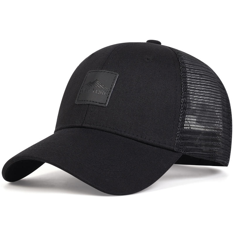 Image of 1pc Men's Outdoor Hat Letter Baseball Cap Sports Mesh Cap Adjustable Casual Hat Suitable For Spring And Autumn Travel Beach Party