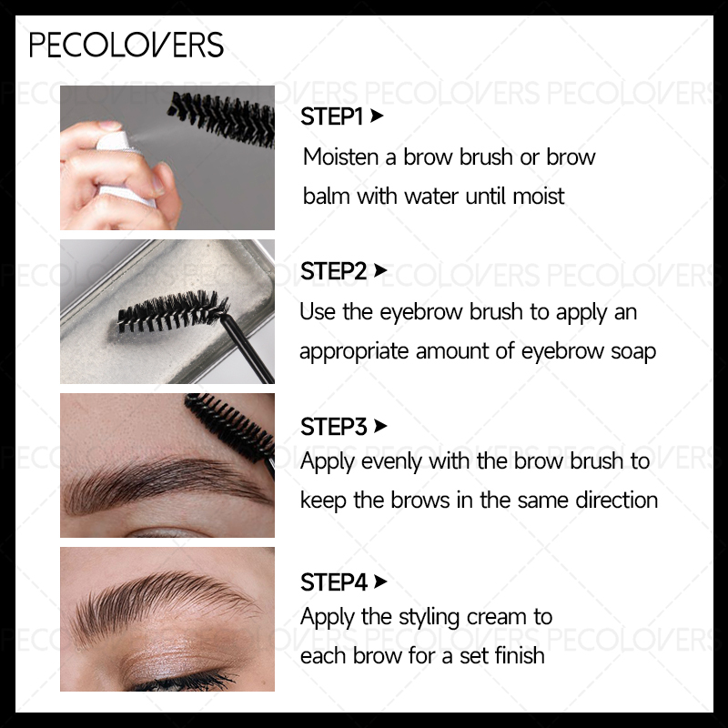 Long-Lasting Quick-Setting Clear Brow Styling Soap