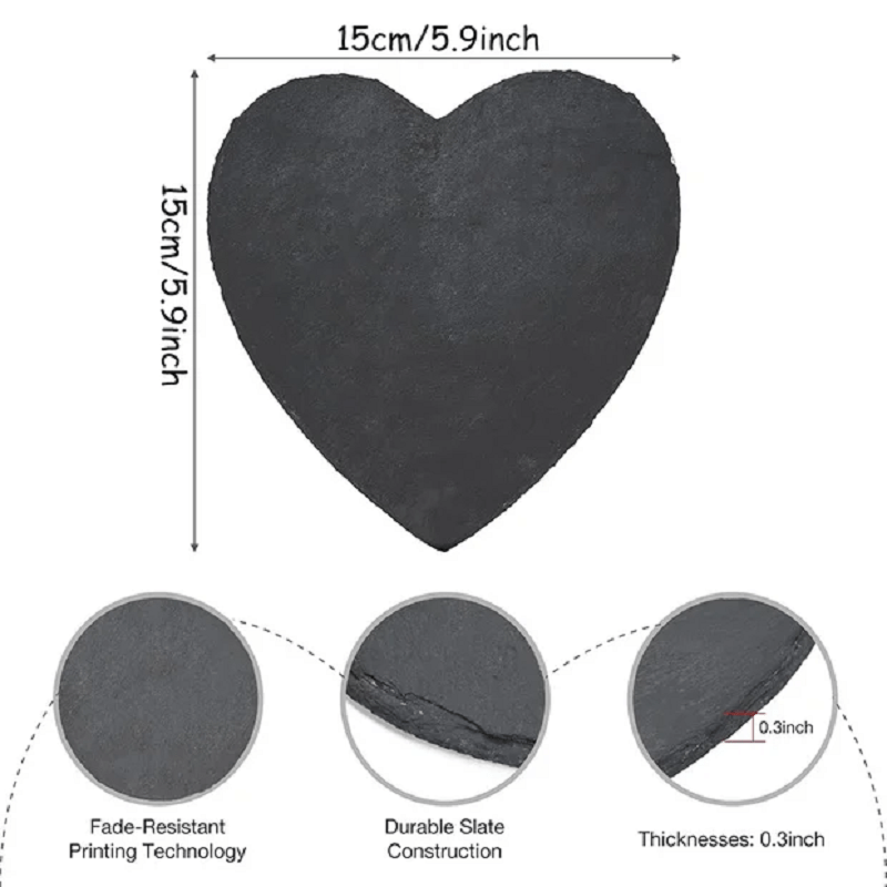 Custom Heart-Shaped Stone for Pet Memorials, Personalized Engraving