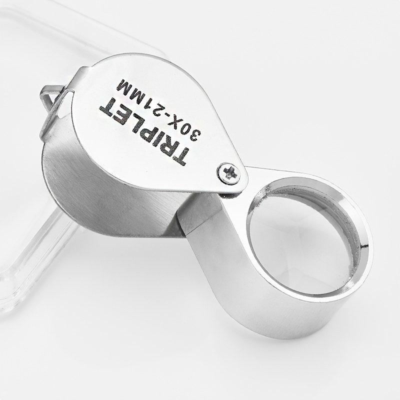 30X-21MM Mini Jewellery Magnifier - 4pcs Set