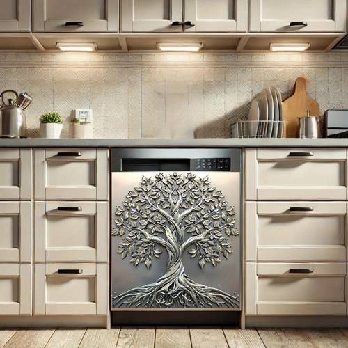 2d flat 1pack dishwasher magnet sticker cover panel decal refrigerator magnetic sticker decorative for kitchen decoration fridge door cover home appliances decor stickers 23 x26