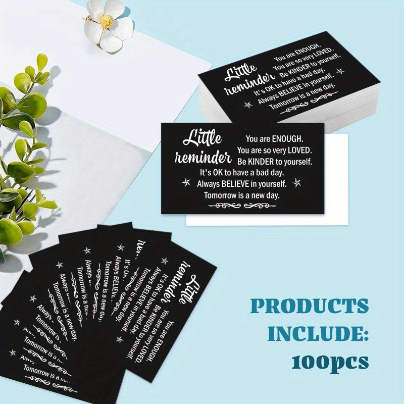 TEMU 100 Inspirational Positive Cards - "" And "you Can Have A " Messages, Perfect For , Encouragement, And Support. Unique Gift Ideas, Inspirational