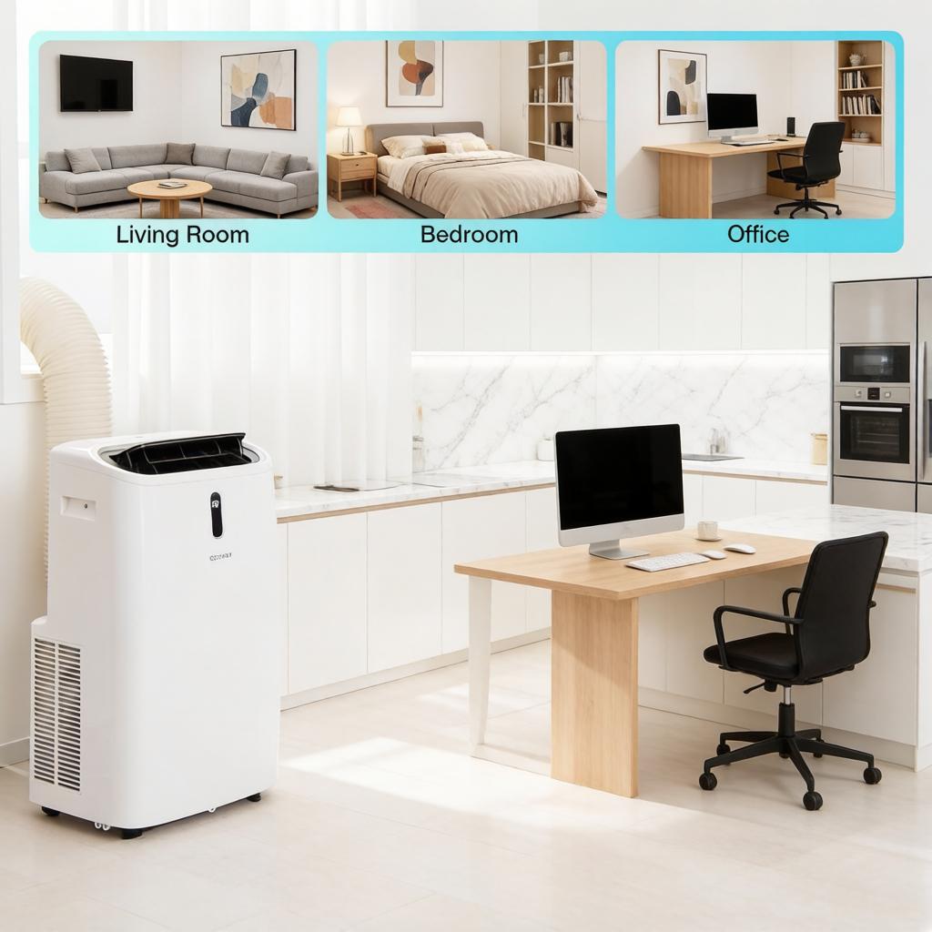 COSTWAY 14000 BTU Portable Air Conditioner with Remote Control,... product image 4