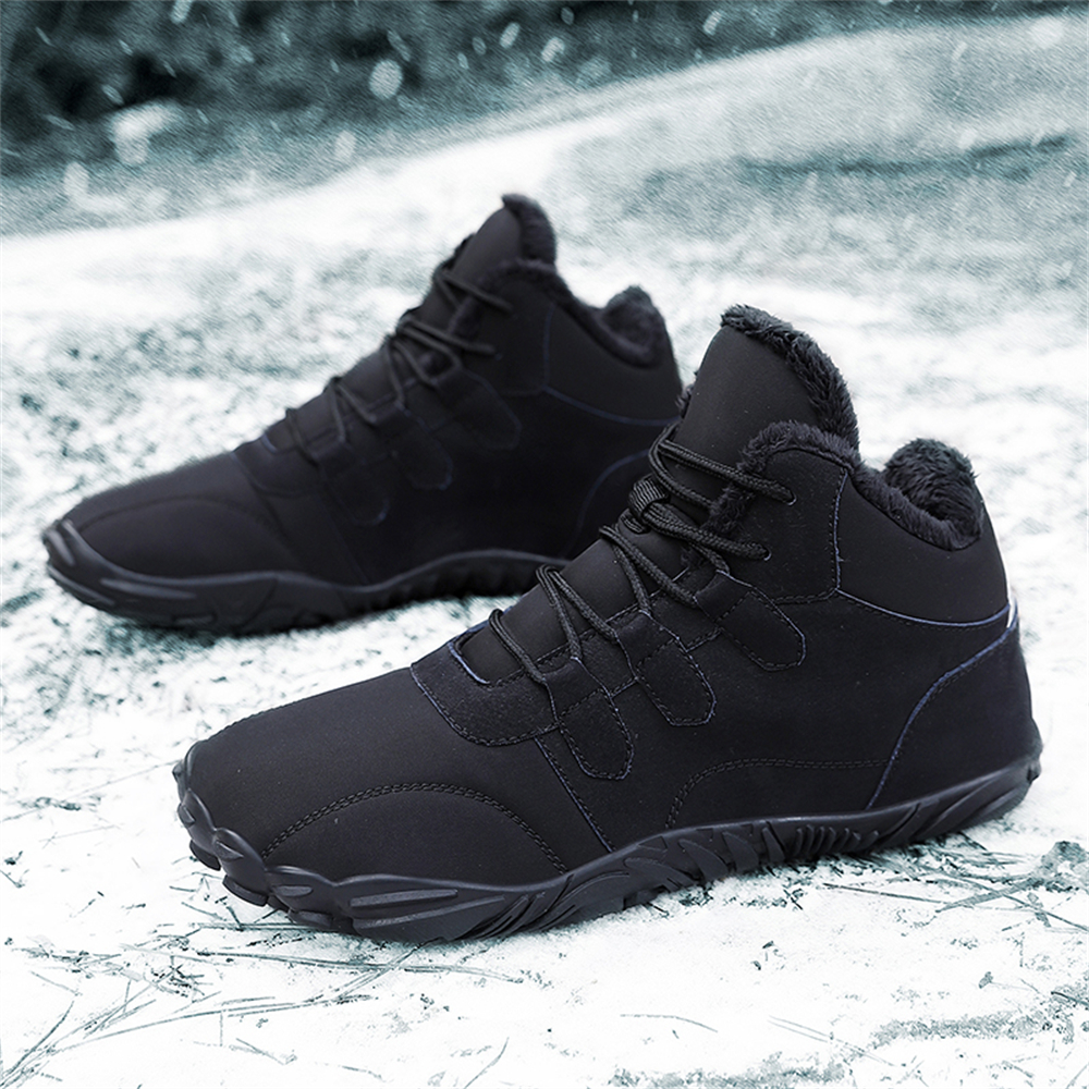 Men's & Women's Five Toe Winter Snow Boots with Plush Lining