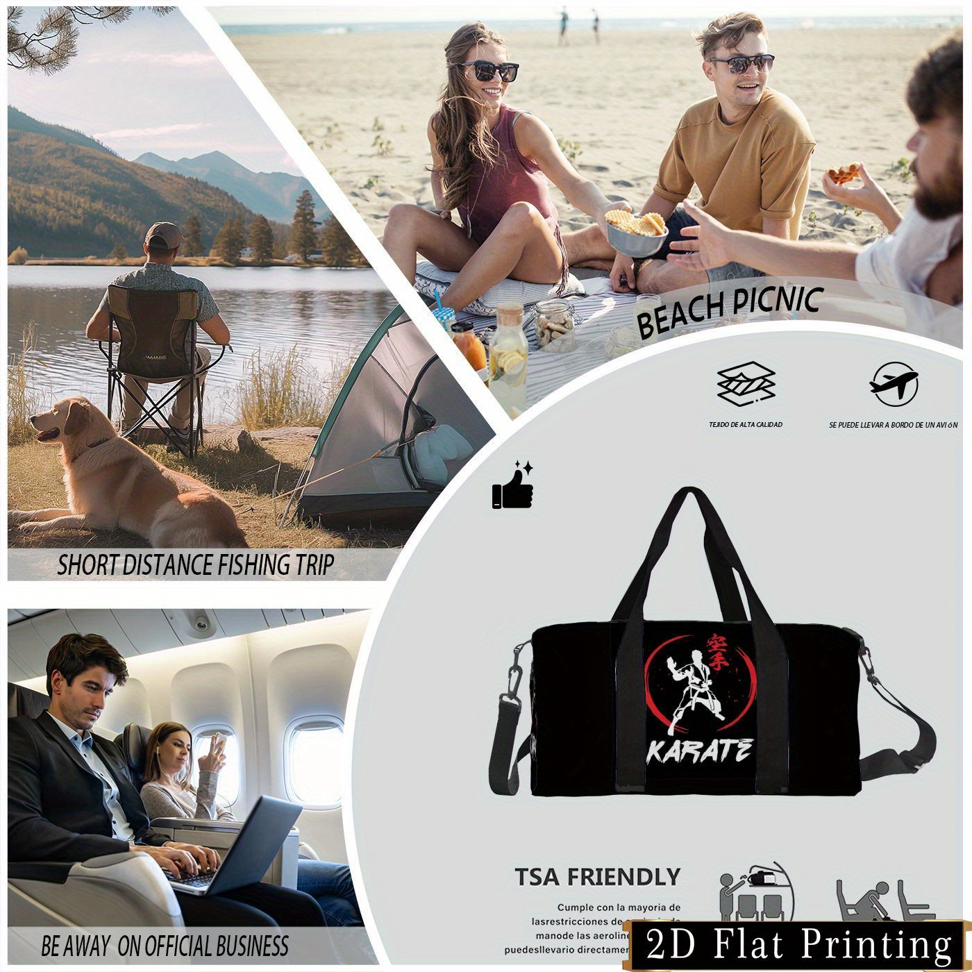 Extra-Large Capacity Travel Bag for Trips and Commuting