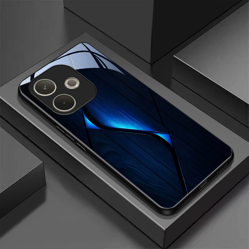 TEMU Phone Case - Compatible With For Oppo A5/a5x/a5pro/a6/a6pro/reno14/13f/13pro/13/f31/f31pro, This Tempered Glass Case Features Design In Prism,