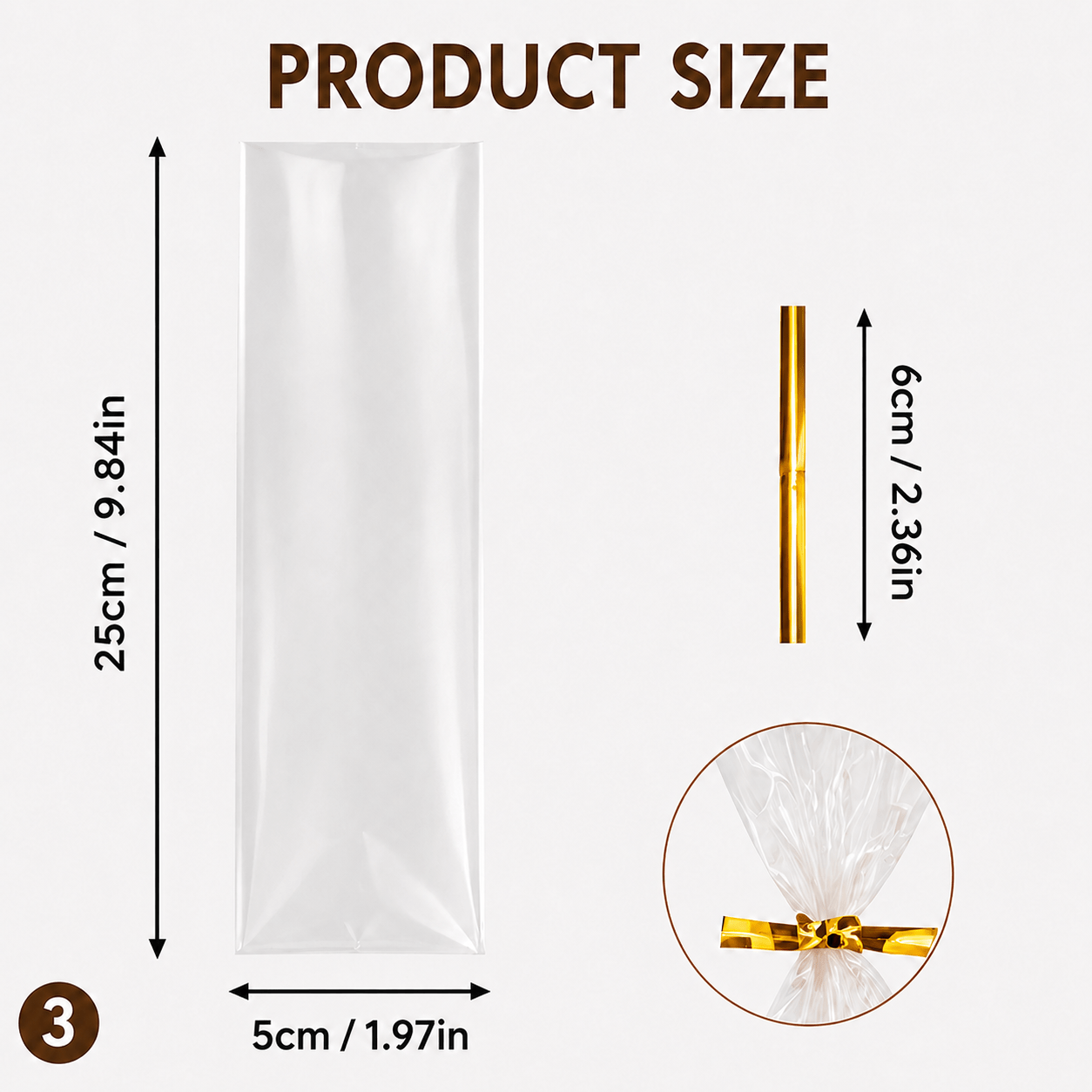 TEMU Gift For Her/him: And 100 Twist Ties, Transparent Plastic Lollipop Candy Cookie Bags, Gift Packaging Bags, For Weddings, Birthdays, Christmas,
