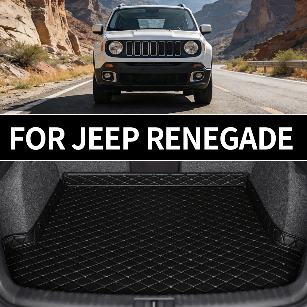 TEMU Tappetino bagagliaio universale in per per Jeep Renegade, texture confortevole, resistente all'usura da pulire