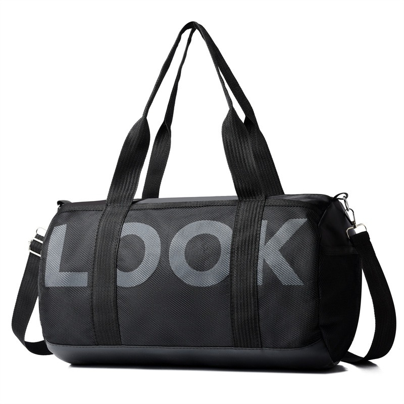 TEMU Men's Large Capacity Foldable Crossbody Bag - Lightweight Nylon Shoulder Bag Suitable For Outdoor Travel, Gym, & Sports, Foldable With Spacious
