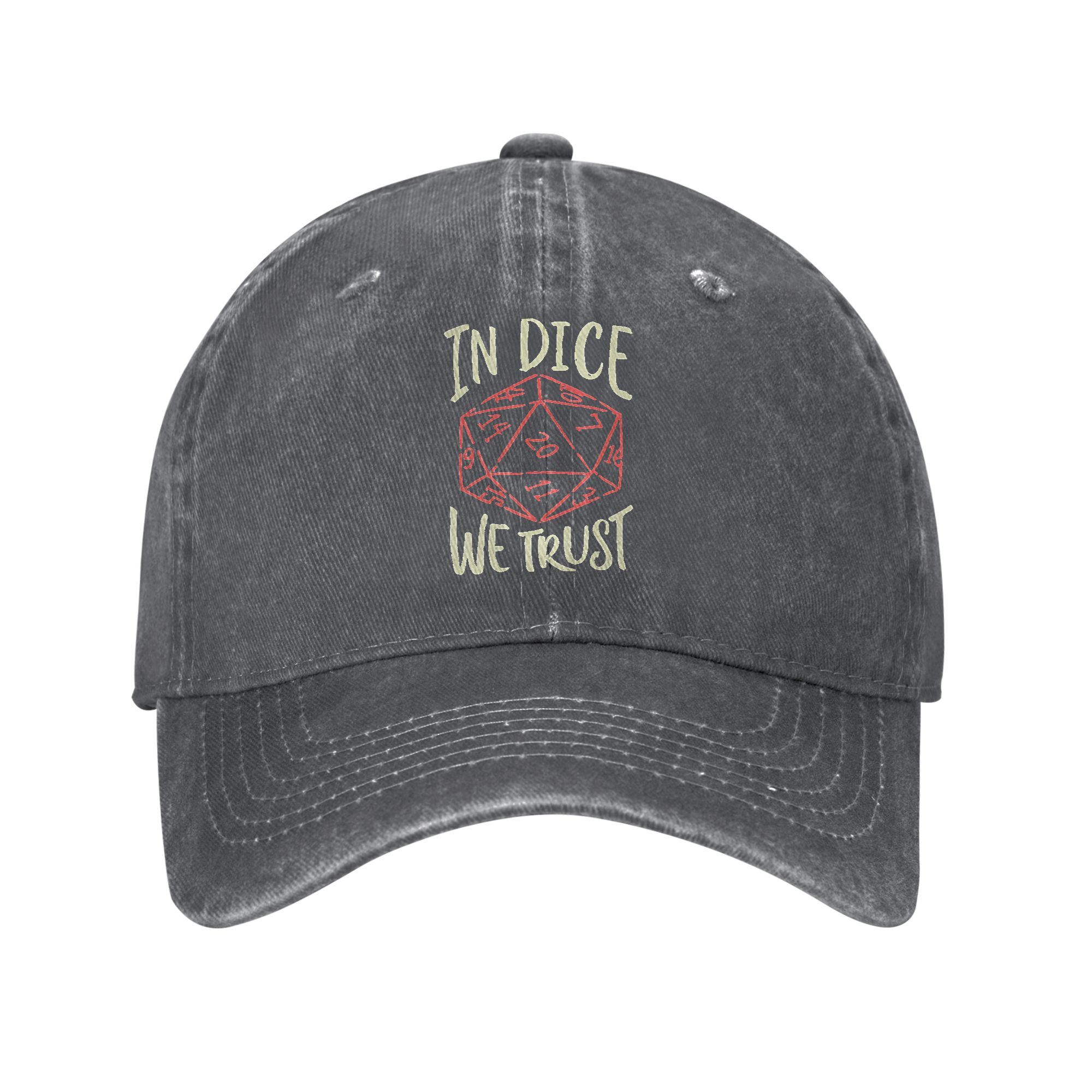 TEMU D- Dnd Master Retro Trucker Hat - Themed Cap With Iconic & D20 Dice Print, Unisex For Teens &, Spring Visor For Tabletop Rpg Fans, Casual Wear