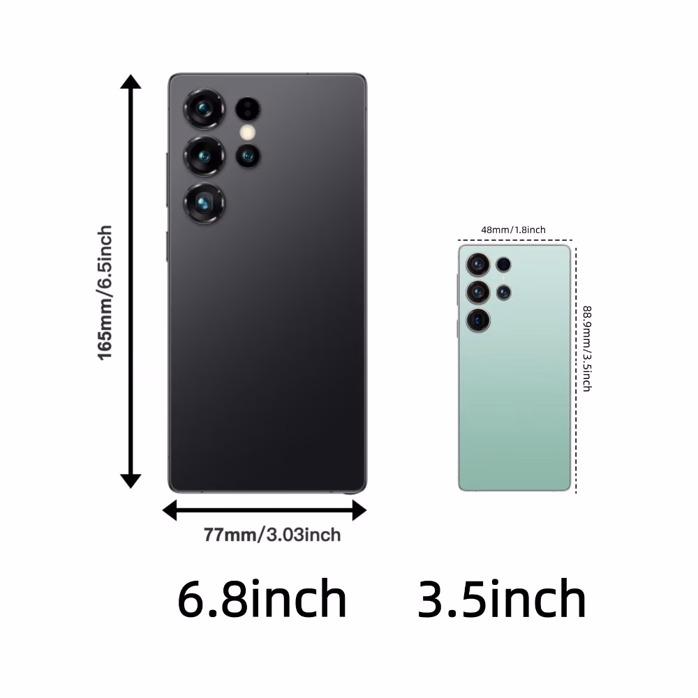 2026 flagship smartphone, cell phones unlocked, unlocked 5g smartphone, 6.8-inch/3.5-inch high-definition large screen options, 3gb+64gb, , gps navigation, type-c fast charge, full accessories Product details 3