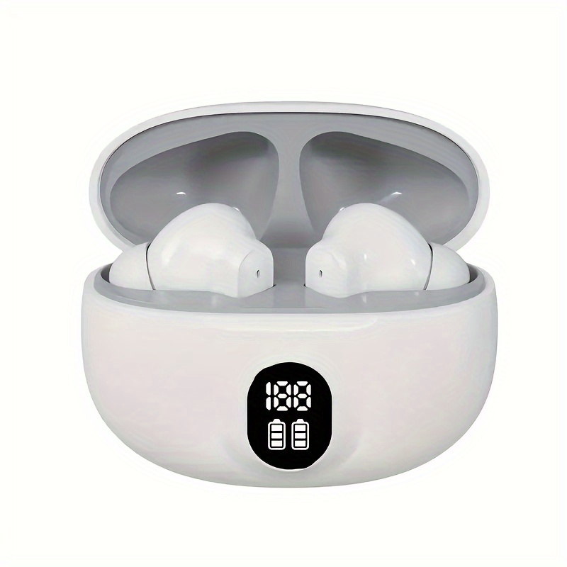 Image of 2025 Wireless Earbuds - Earbud Headphones With Led Display, Hd , Sweat-resistant Design For Sports, Music, And Gaming, In-ear Design, , Wireless , And Rapid Usb Charging