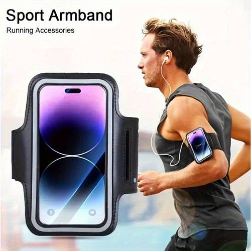 Holder, Compatible with for iphone 16 Pro Max/15 Pro Max/14 Pro Max/13 Pro Max And Other a Diameter of Than 17.78 cm - Adjustable Stand, Keychain - Black