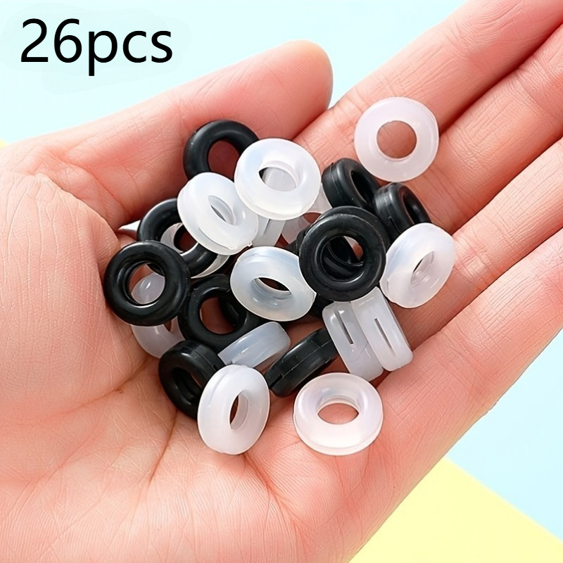 TEMU 26pcs Fixations en Silicone pour Lunettes, Support d'Oreille Doux et de , Anti-Frottement, Fixation Anti-Détachement, Sport, Course, Bas de ,
