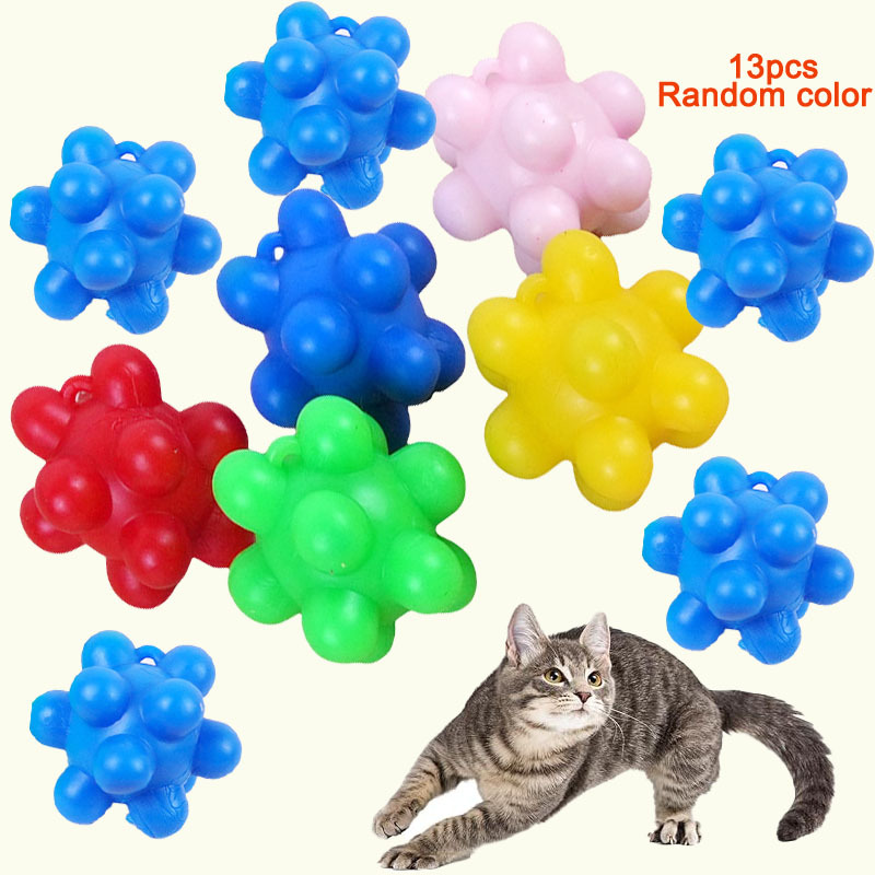 E-shop 13-teiliges Set Neues Modell Trainingsspielzeug für Katzen aus elastischem TPR-Material - Entwickelt, um Angst vor Trennung zu reduzieren, Möbel