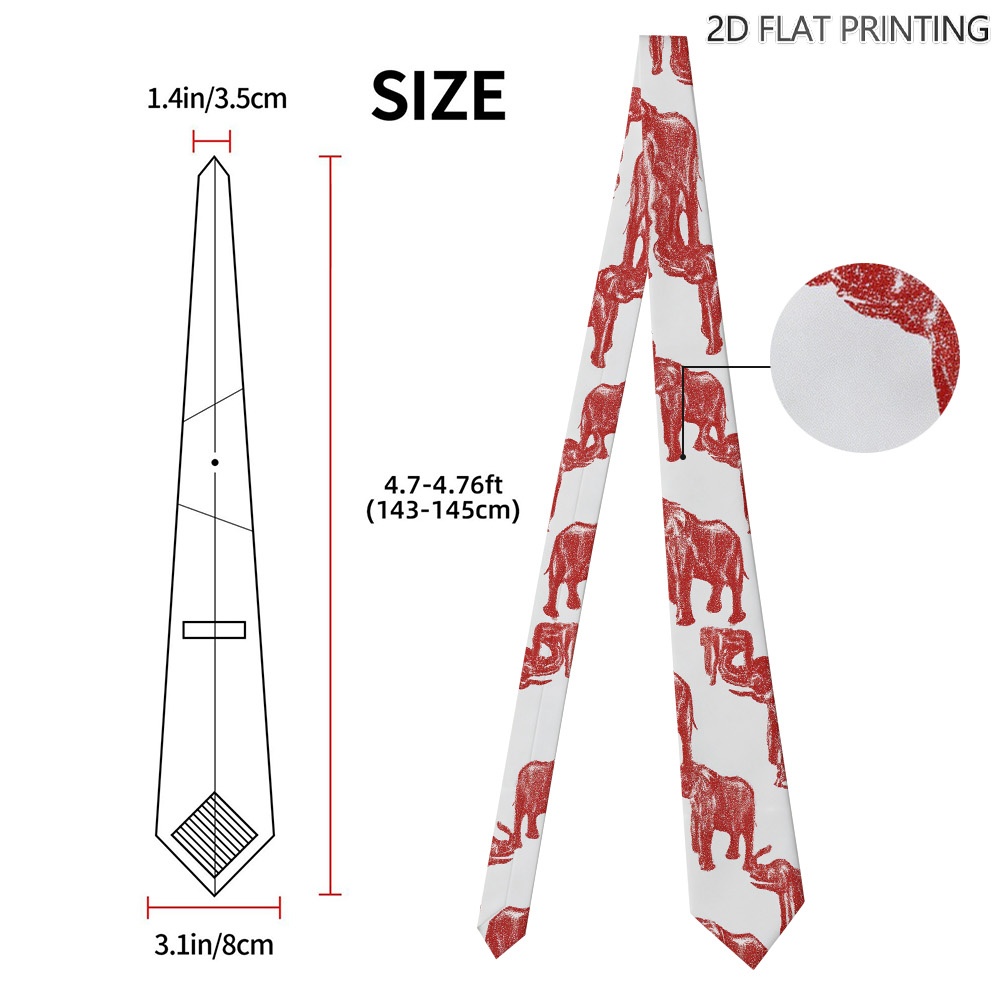 TEMU 1pc Print Tie - Vibrant Suitable For Weddings, Parties & Formal Events, Fabric With , Wedding Accessory, Attire, Casual To Dressy Wear