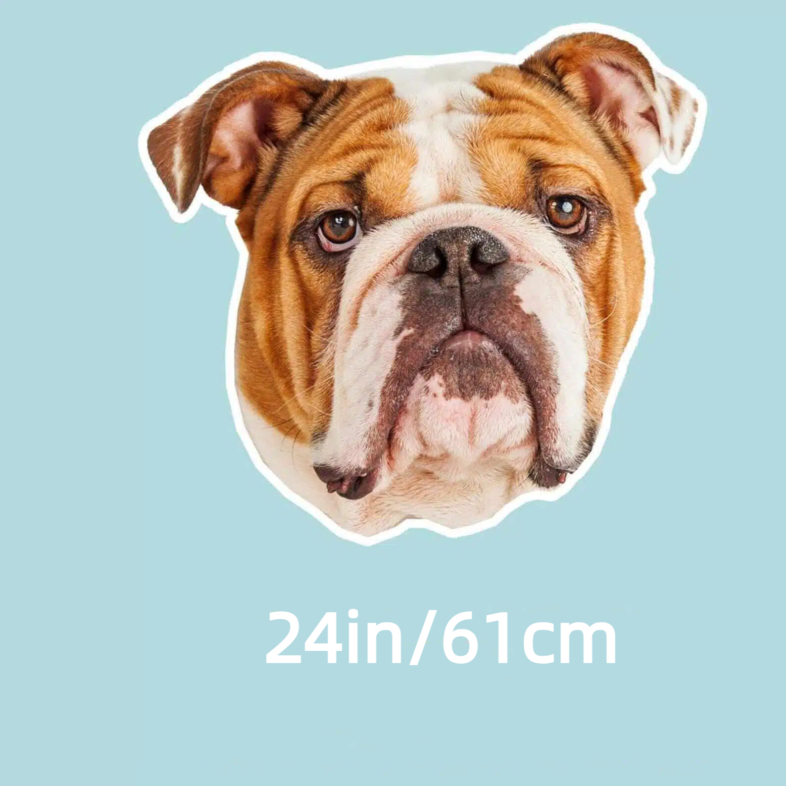TEMU 1pc Custom Pet Face Silhouette Sign - Photo, Custom Face Cutout, Personalized Photo Prop For Pet Adoption Events, Gag Gifts & Holiday Pet-themed