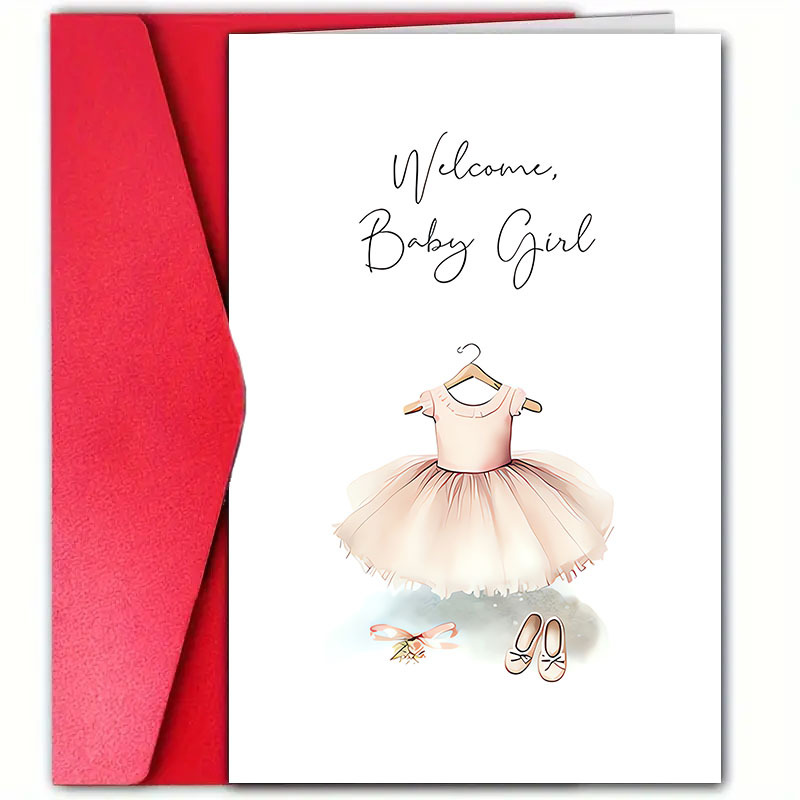 

Girl Greeting Envelope (4.7"x7") - For , &