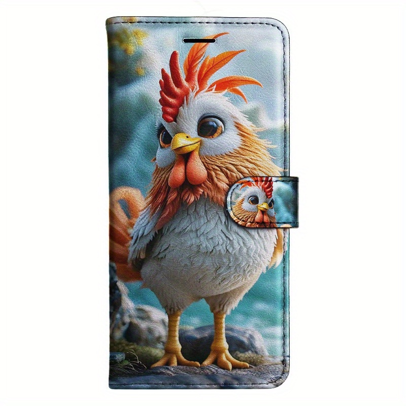 TEMU Phone Case - Chicken Flip Wallet Case For S8 S9 S10 M10 A30s A50s Note 10 20 A10s A20s A51 A71 S20 A11 A31 S20 S21 A42 A12 A16 A32 A52s A72 A22