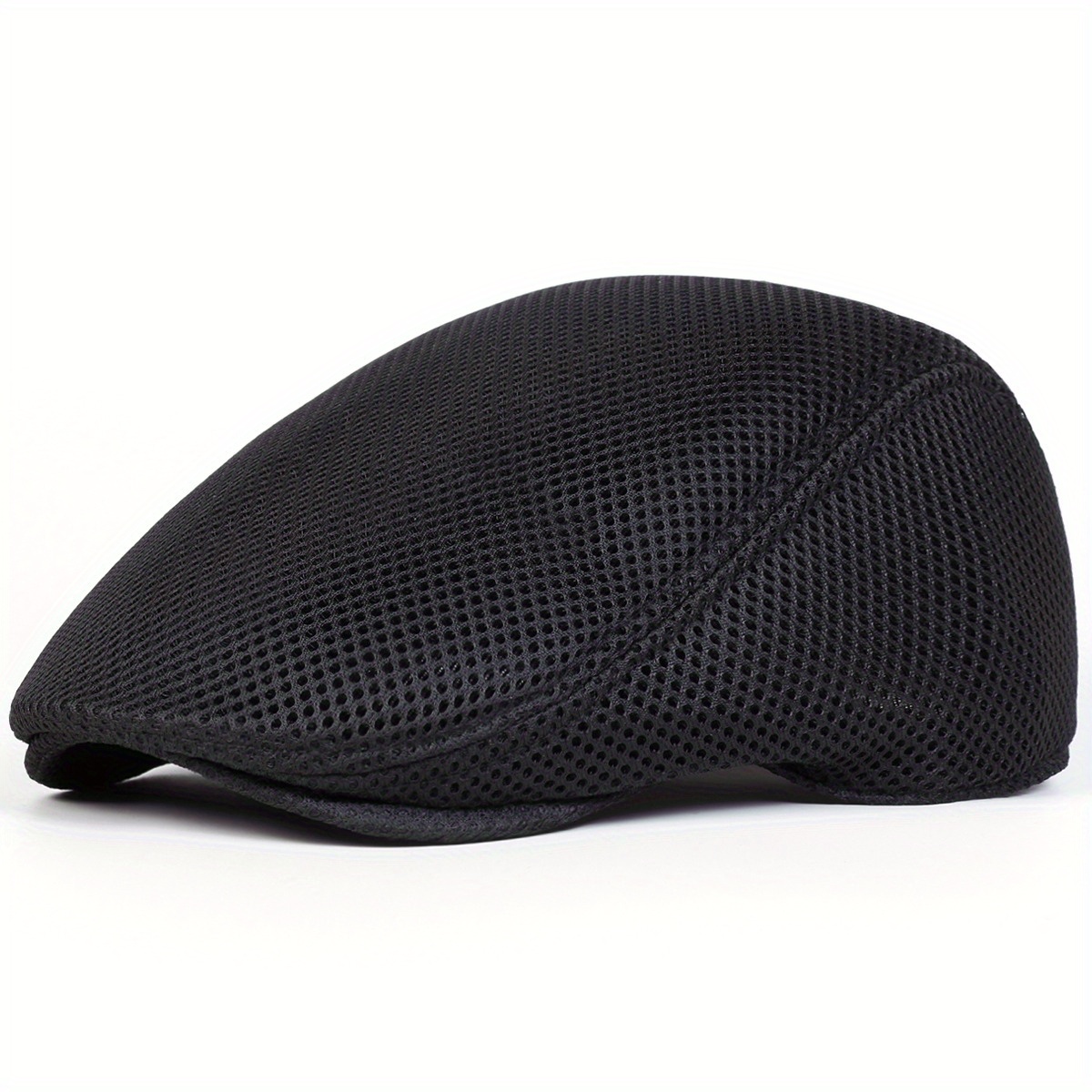Women's Mesh Solid Color Newsboy Hat, Breathable