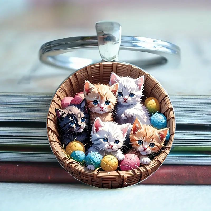 

- de Famille de Chats - de Zinc, Accessoire - Cadeau Anniversaires & Fêtes