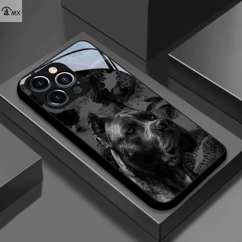photo de l'article coque de téléphone : coque en verre à motif de race de   en voiture pour iphone 17/17e/17air/17pro/17 /16/16e/15/11pro max/x/xs/xr/ /7/8plus/15plus/15pro/15 /14/14plus/13/13pro/14pro/14 /13 /13mini/12/16plus/16pro/16 /12pro/12 /12mini/11, polyvalente,  