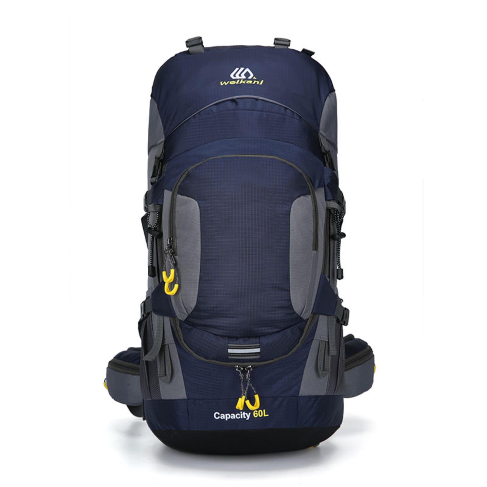 Image of Topchances 60l Large Capacity Trekking Backpack, Durable Thickened Wear Resistant Fabric, Outdoor Backpack For Camping Hiking Travel