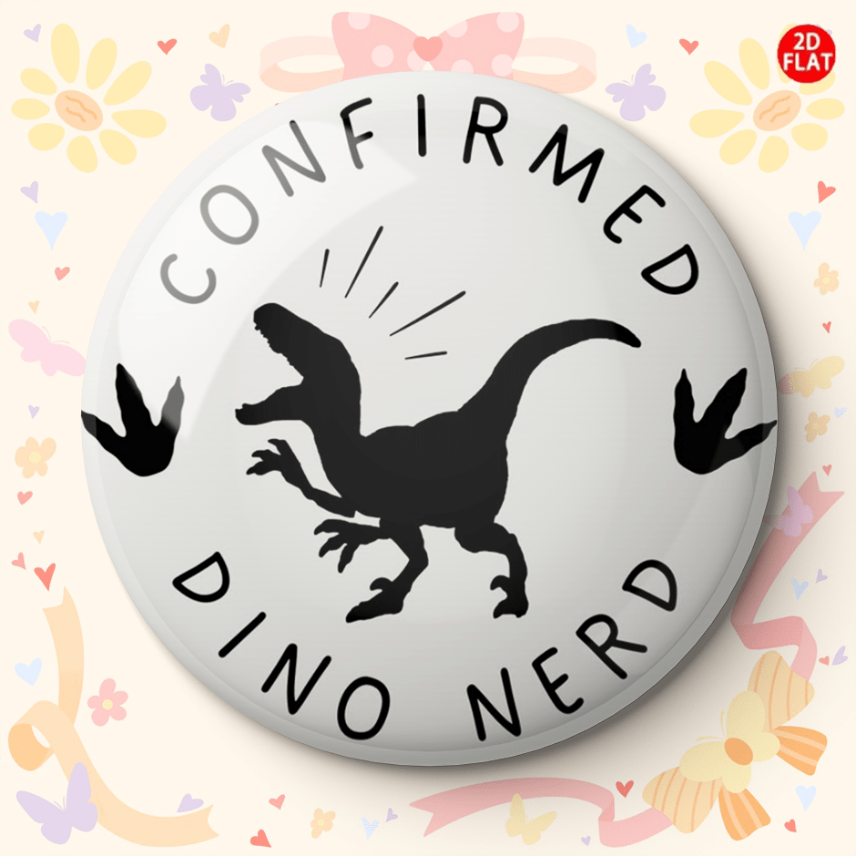 TEMU (2d Flat) " Dinosaur Bookworm" 2026 Latest Cartoon Anime Plastic Pin/brooch/badge, Suitable For Clothing, Hats, Backpacks, And Other Small