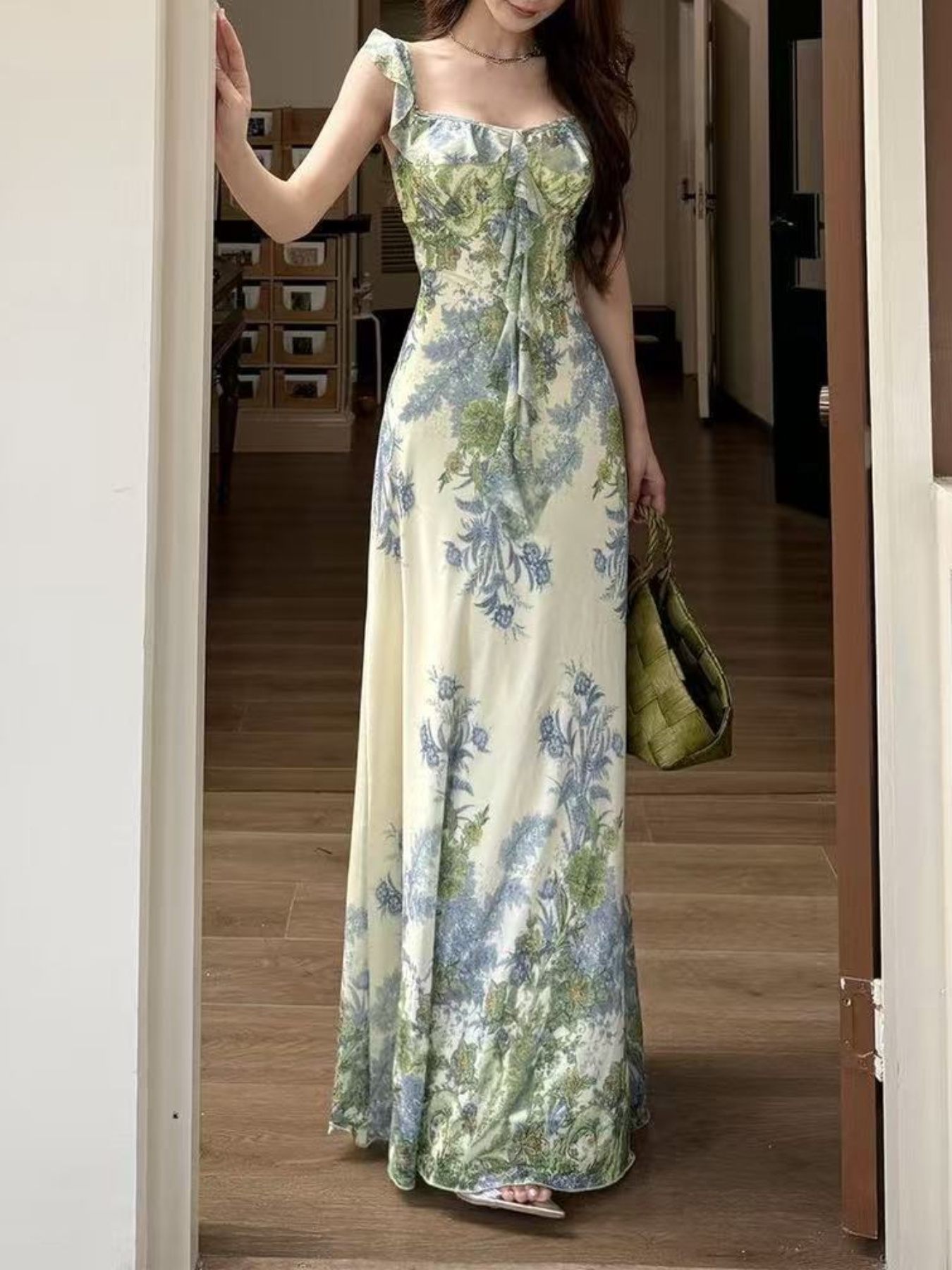 green dress sold on Temu United States