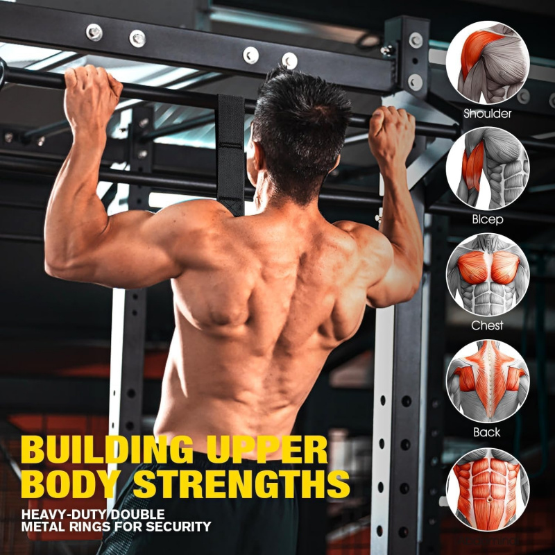 3pcs Universal Pull-Up Resistance Bands for Strength Training