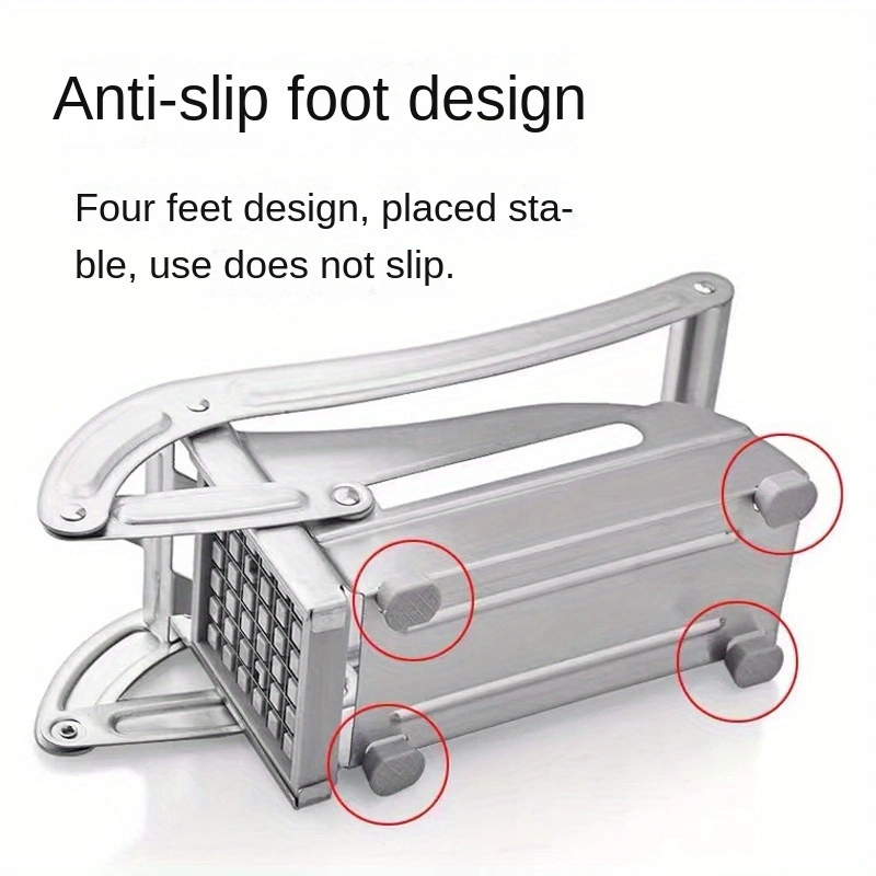 stainless steel vegetable slicer set commercial household mandoline cutter for potatoes     lettuce food contact safe manual kitchen gadget for fries   details 4