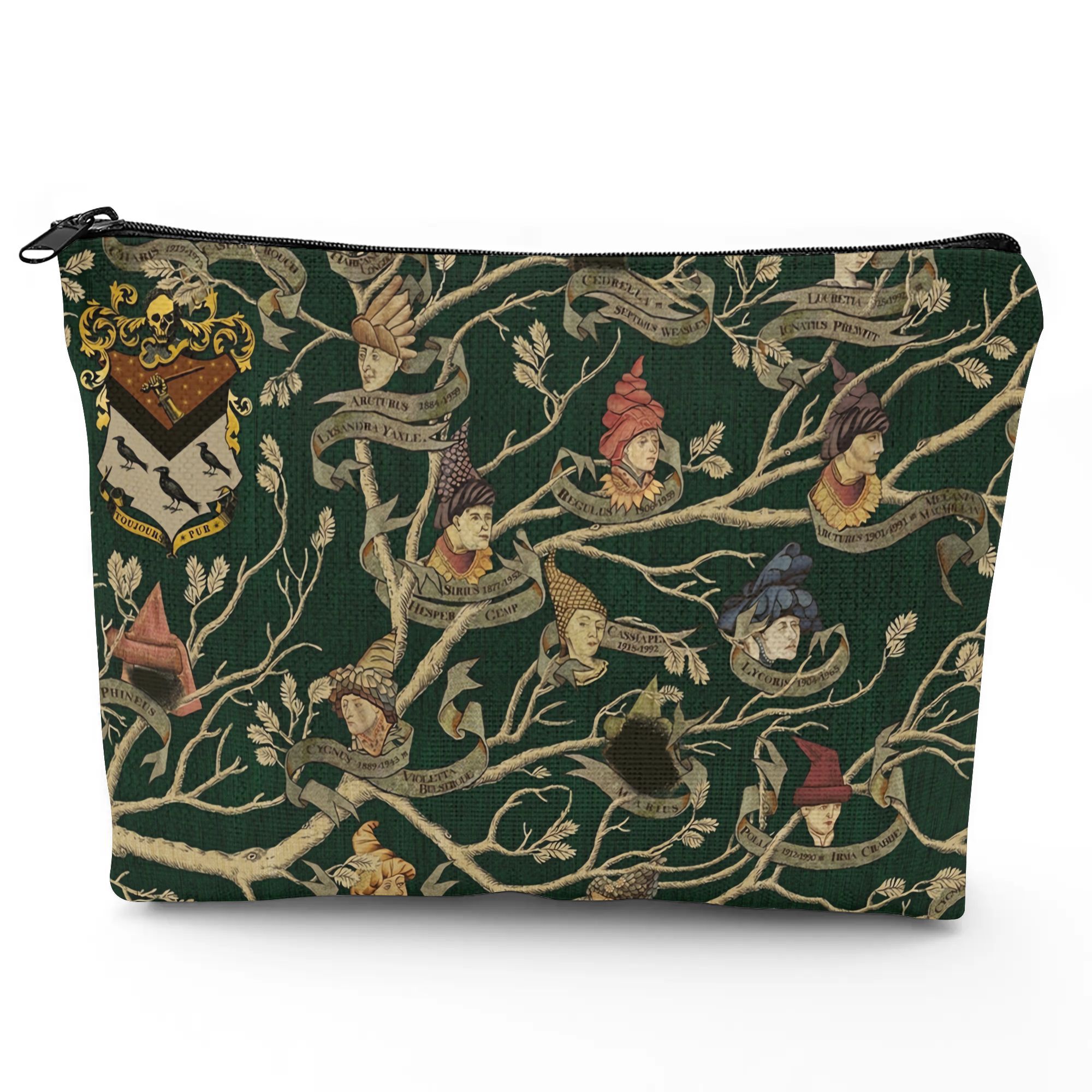 TEMU Family Tree Stylish Makeup Bag For Ups And Travel Essentials A Compact Pouch That Your Personal Routine
