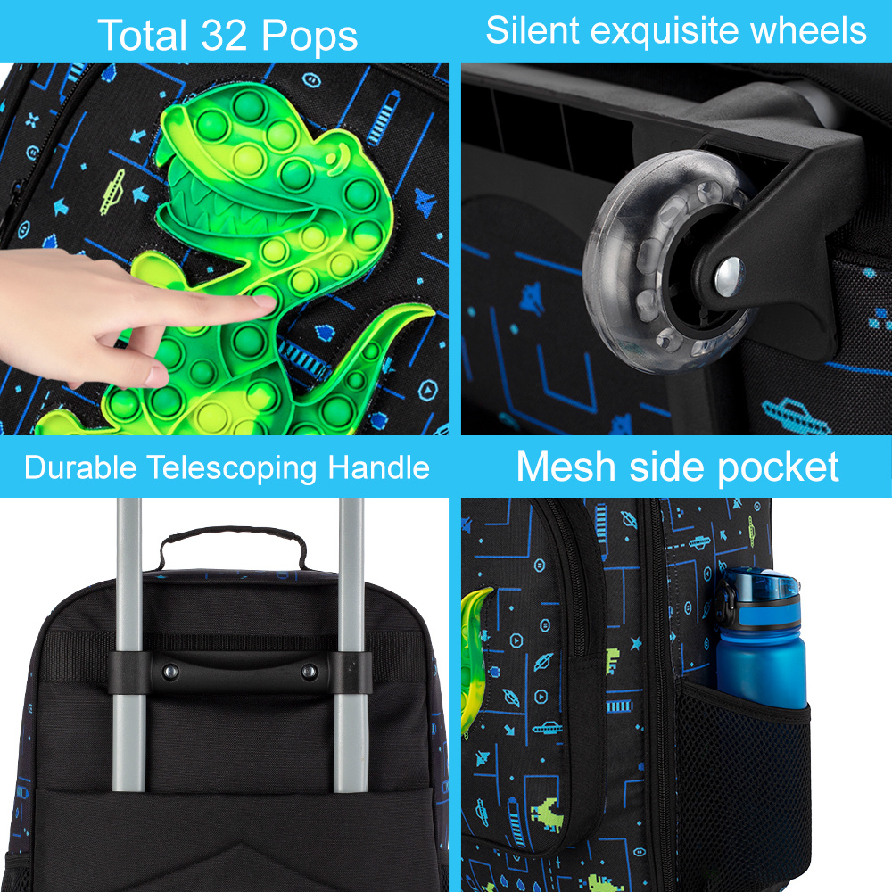 equipaje niños maleta ruedas dinosaurio gran Temu Spain