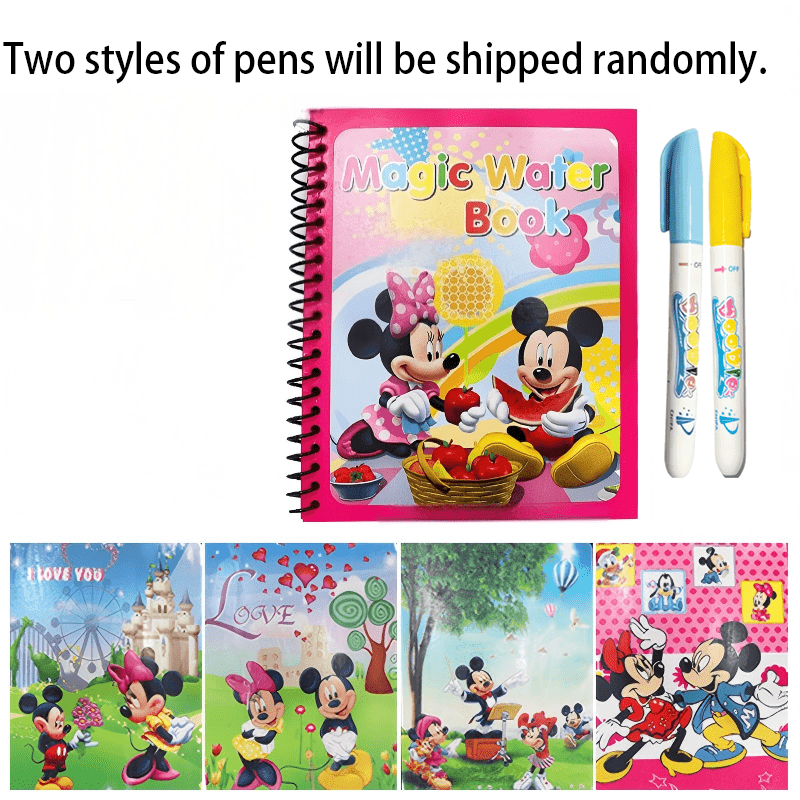 TEMU a spirale - Stampa pittorica Disney e . Questo 癡 un da con stampa contenente contenuto selezionato su pagina, con vivaci illustrazioni