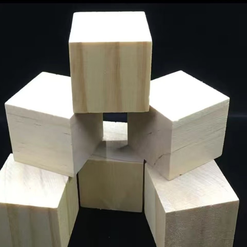 wooden cubes sold on Temu United States