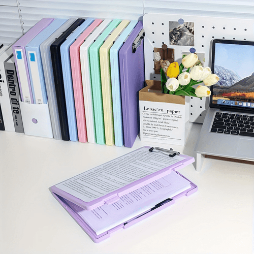 a folder that can store organize and summarize files suitable for school students to organize exam papers classify subjects and must have for to school