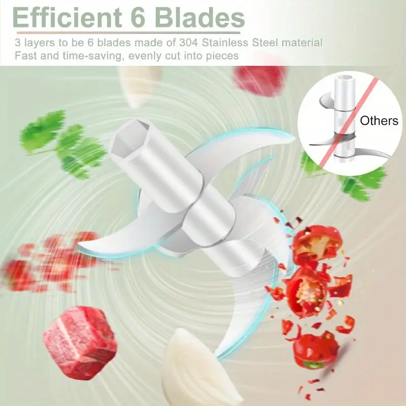 13.53oz electric garlic chopper garlic grinder mini vegetable chopper usb portable veggie chopper onion mincer food processor for ginger chili fruit meat, , quick chopping, sleek grinder, handheld device, chopper, sharp, onion slicer, home cooks, busy professionals Product details 3