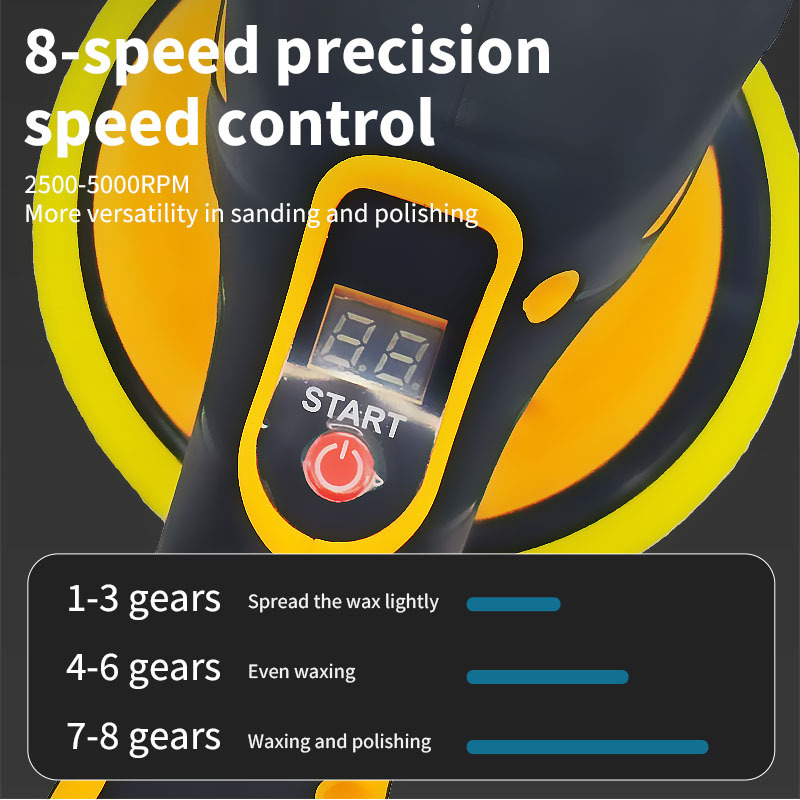 Cordless Rotary Car Polisher Buffer Sander – Fits Dewalt 18V 20V Batteries, 320W Motor For Detailing, Polishing, And Sanding