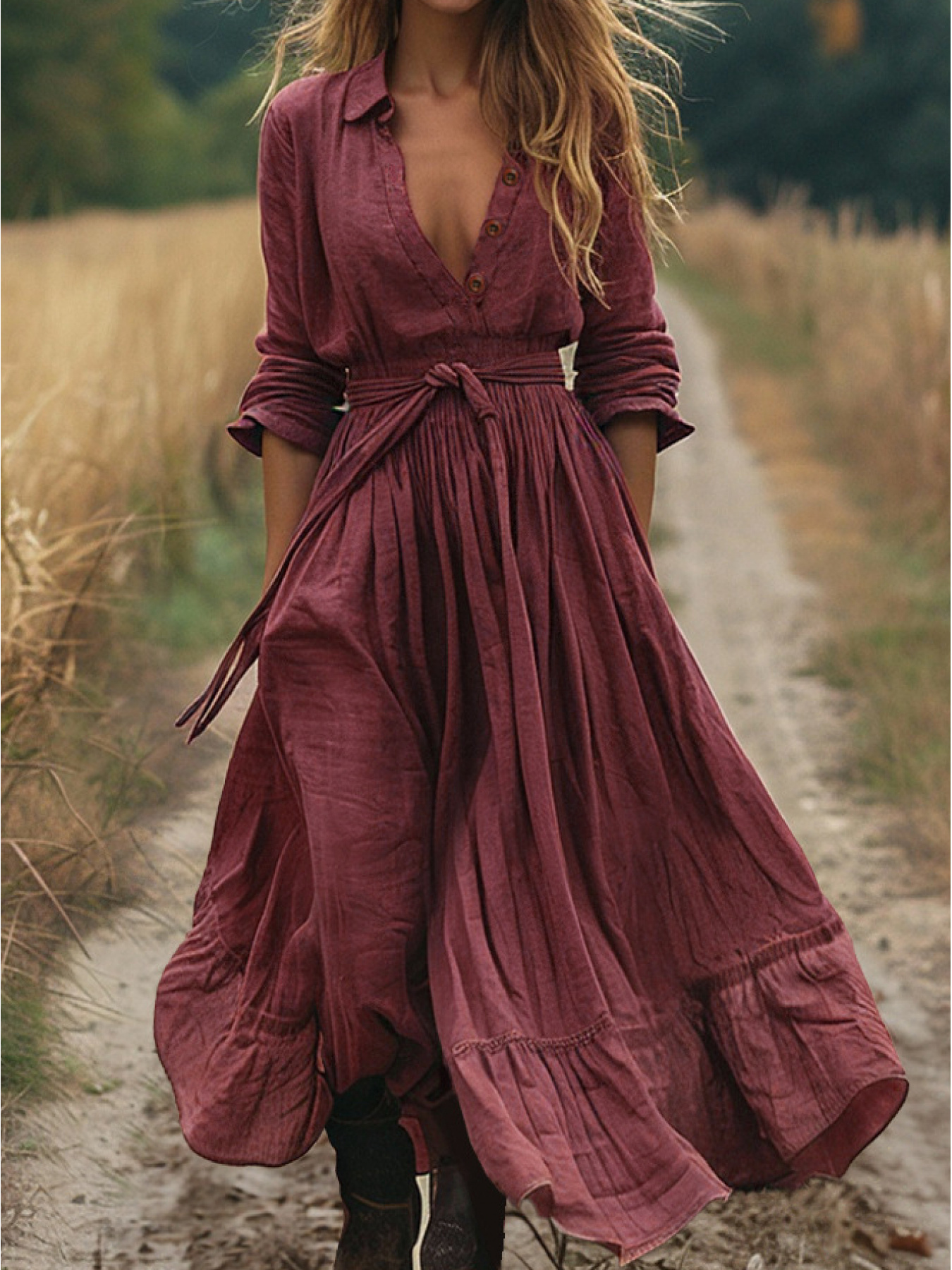 long dresses for women cotton sold on Temu United States