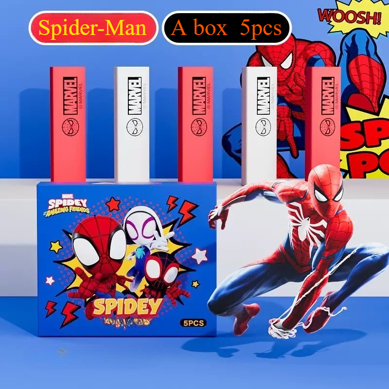 Set 5 radirk -Man, uradno licenciranih s strani Marvel, popolnih za skiciranje, slikanje in risanje. Odlične so tudi za vsakodnevno uporabo in