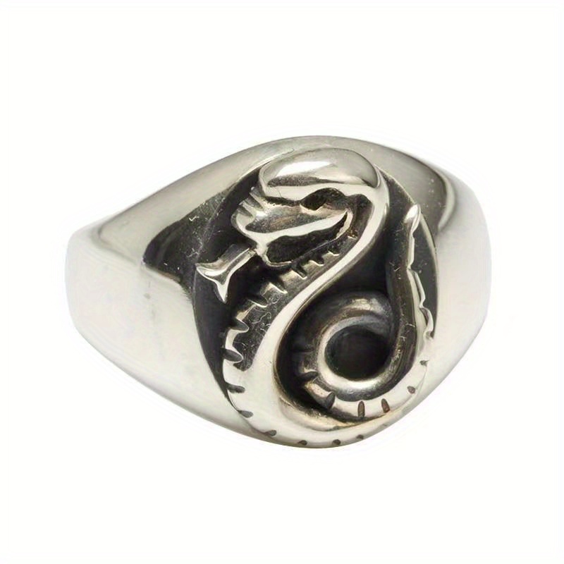TEMU Wb Warner . Movie Harry Potter Merchandise Family Badge Ring, Slytherin Ring Oval, Vintage Glossy Snake Ring, Great Gift For
