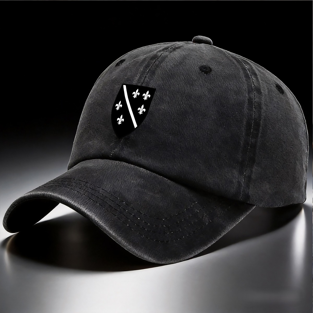 TEMU 1pc With 2025 New Bosnia Bih Original White Breathable Baseball Hat Golf Hat Streetwear Street Dance Hot Selling Print Unisex Multi Color Xmas