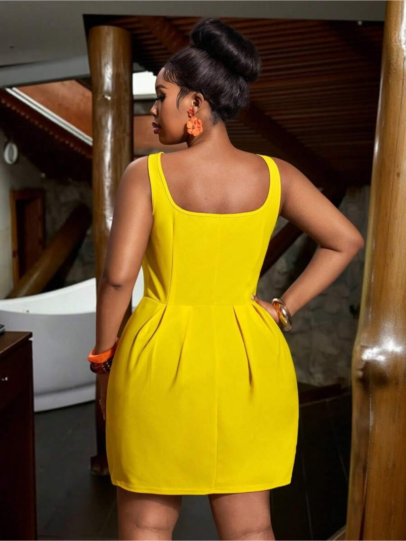 yellow dresses sold on Temu United States