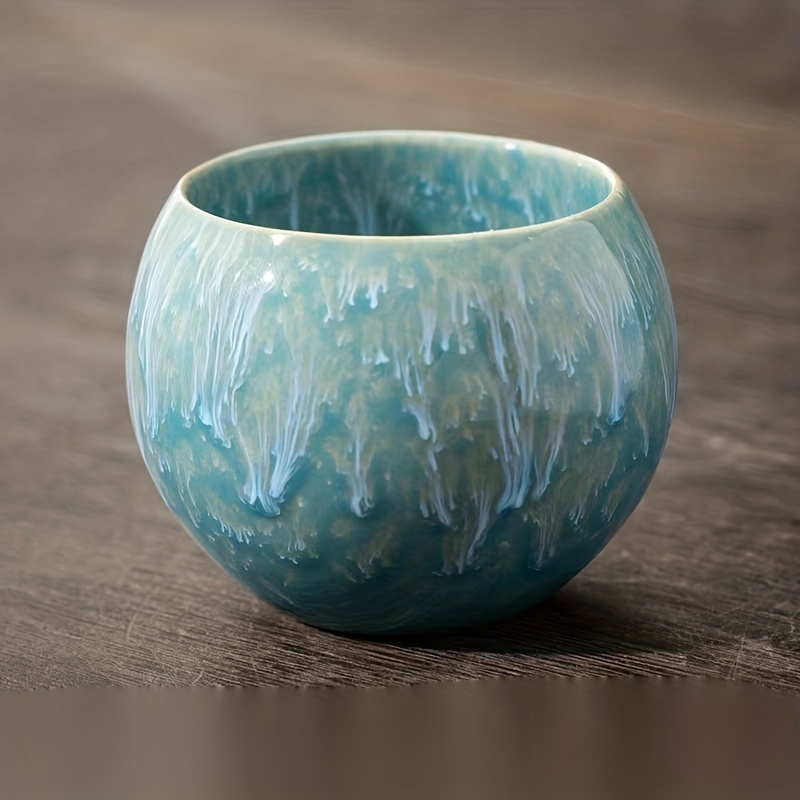 a set of mountain ceramic tea cups traditional chinese kiln high end fu tea set single large sample tea cup details 2