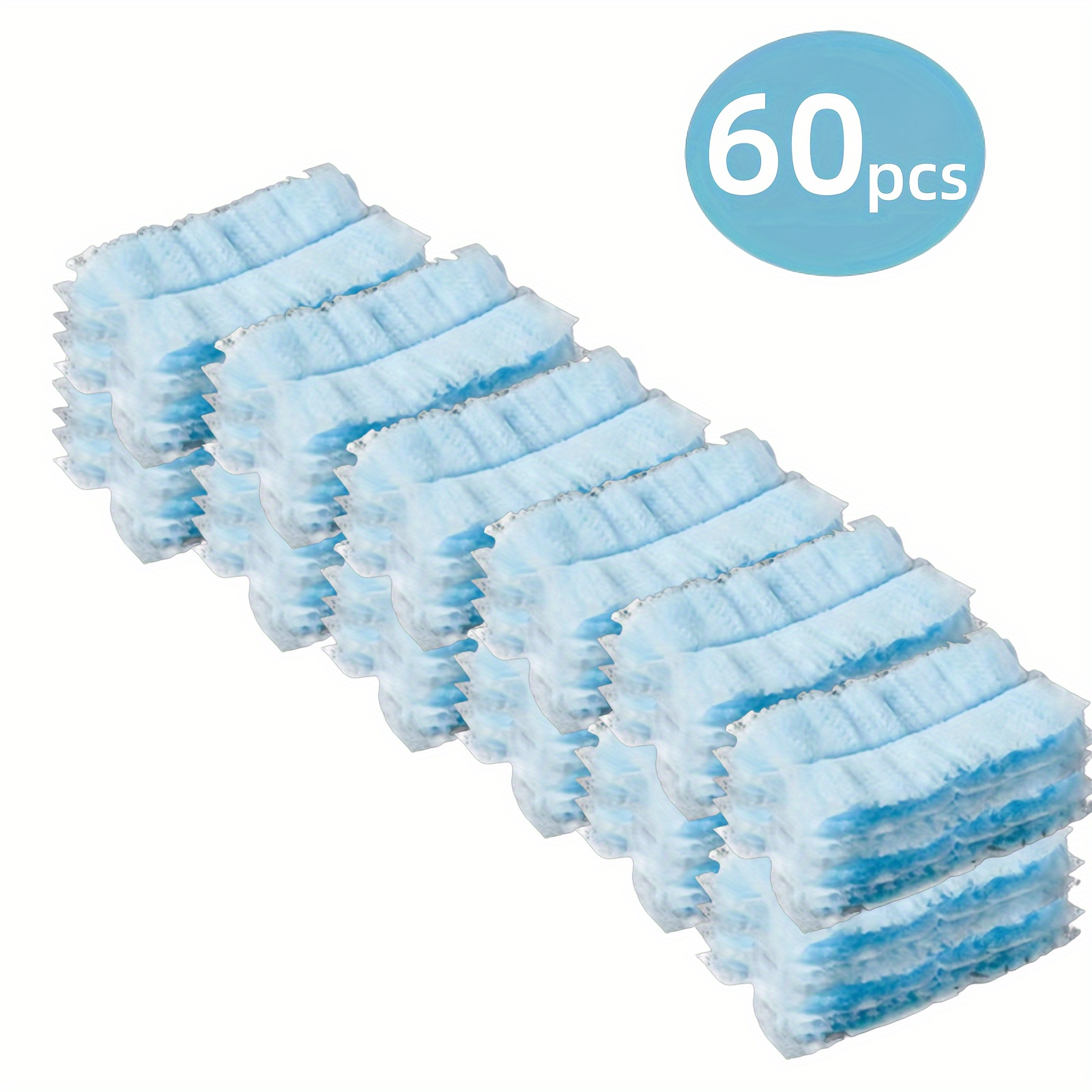 TEMU 40/60/80pcs Static Dust Removal Cloth Refills - Disposable Electrostatic Pp Cleaning Cloths With 360° Multi-surface Coverage For Home, Car,