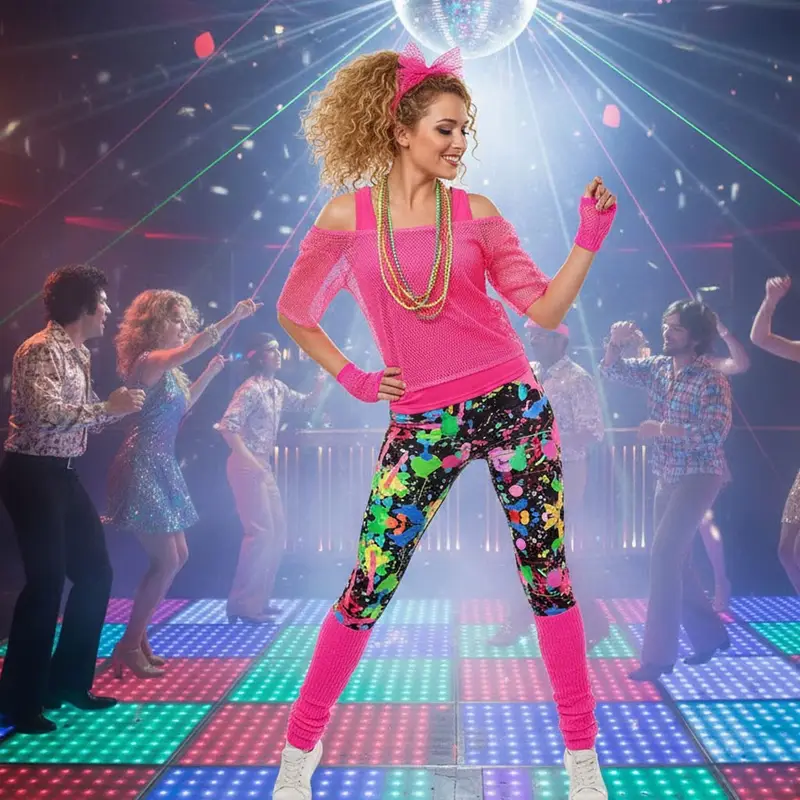 dress up 80s theme party 60 Best '80s Halloween Costumes to Buy or DIY 2025 The 80s accessories include a set of retro color Discover 26 80s Party clothing