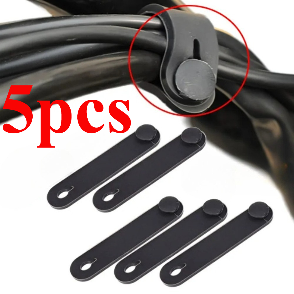 TEMU 5pcs Set Of Motorcycle Wire Harness Clips, Universal Rubber Frame Wire Organizer, Suitable For R 1250 Gs, Exc, Atv - Uncharged, No Battery