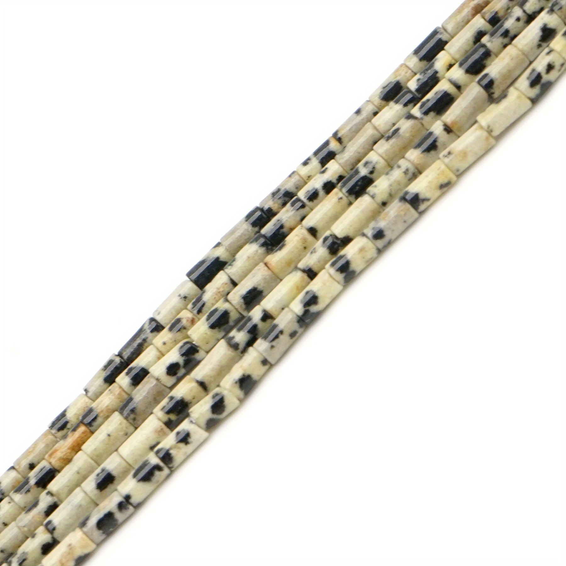 Image of . 87pcs, 2*4mm & Vibrant Natural Stone Spacer Beads Collection - , African Pine, Green Aventurine, Picture Stone Cylindrical Beads For Unique Bracelet And Necklace Designs And Making