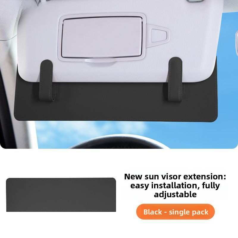 TEMU Car Sun Visor Extension Board Driver And Passenger Lengthened Visor Sun Insulation Tool Universal